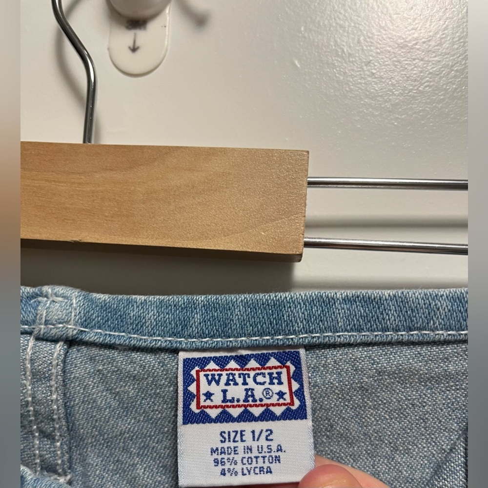 Vintage Y2K Watch LA Flared Jeans Cotton Mid-Rise Women’s Size 1/2 - Picture 3 of 7